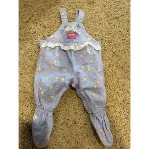 Vintage Rare Oshkosh B'gosh 3/6 month light purple kitten party